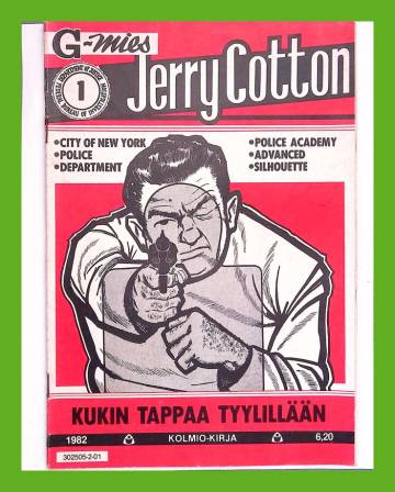 Jerry Cotton 1/82 - kukin tappaa tyylillään