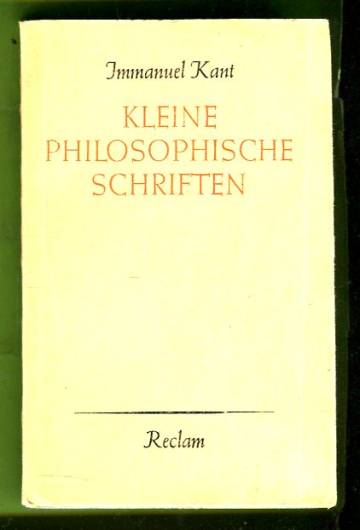 Kleine philosophische Schriften