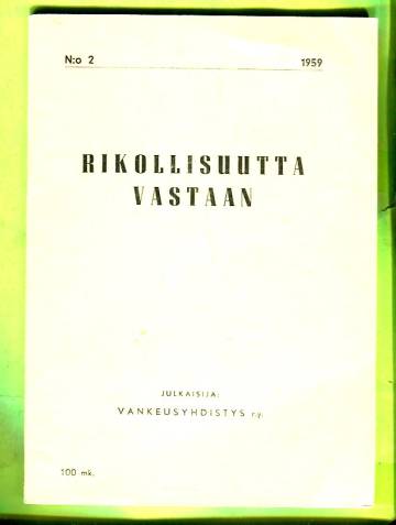 Rikollisuutta vastaan 2/59