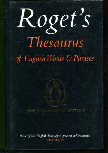 Roget's Thesaurus of English Words and Phrases