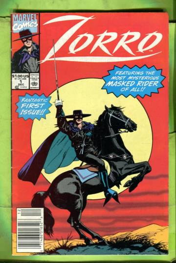 Zorro Vol. 1 #1 Dec 90