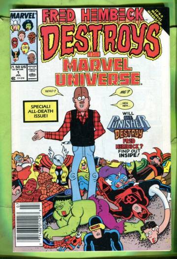 Fred Hembeck Destroys the Marvel Universe Vol. 1 #1 Jul 89