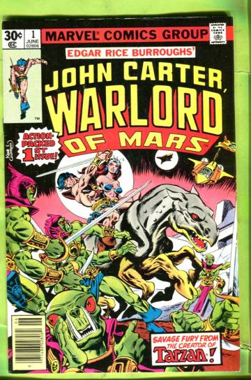 John Carter Warlord of Mars #1 Jun 77