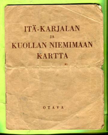 Itä-Karjalan ja Kuollan niemimaan kartta