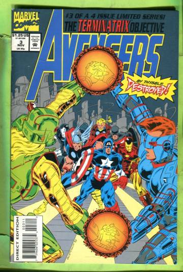 Avengers: The Terminatrix Objective Vol. 1 #3 Nov 93