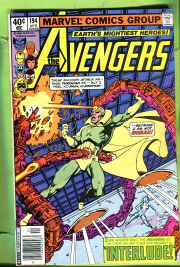 Avengers Vol. 1 #194 Apr 80