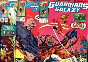 Guardians of the Galaxy Vol 1 #9 Feb - #11 Apr 91: World of Mutants #1-3 (Whole miniseries)