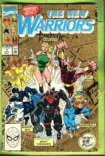 The New Warriors Vol 1 #1 Jul 90