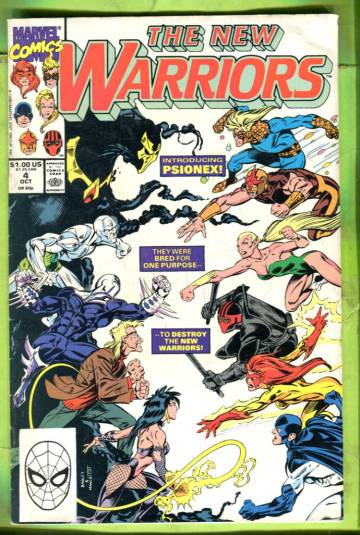 The New Warriors Vol 1 #4 Oct 90