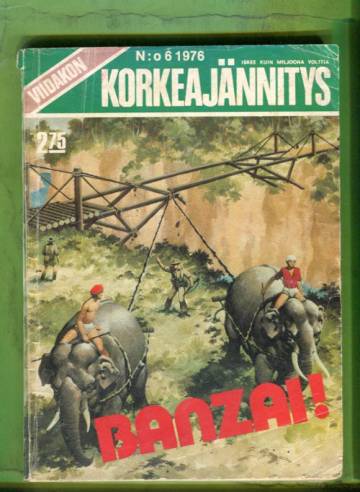 Viidakon korkeajännitys 6/76 - Banzai!