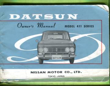 Datsun Owner's Manual Model 411 Series