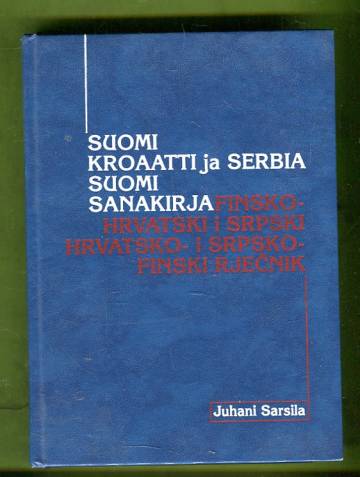 Suomi-kroaatti- ja serbia-suomi-sanakirja