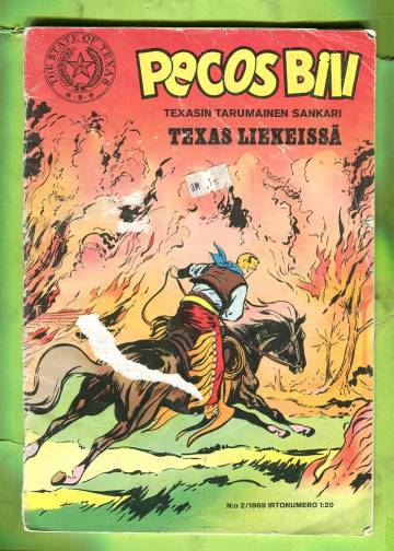 Pecos Bill 2/69 - Texas liekeissä