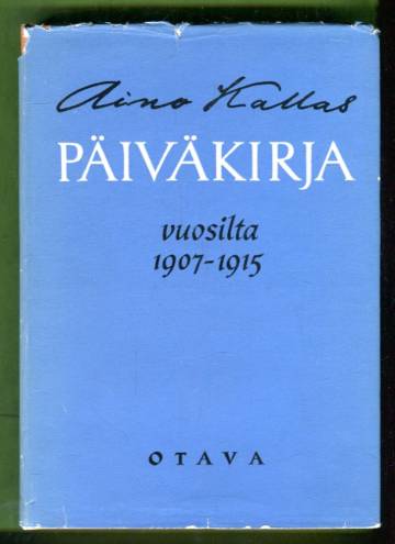 Päiväkirja vuosilta 1907-1915