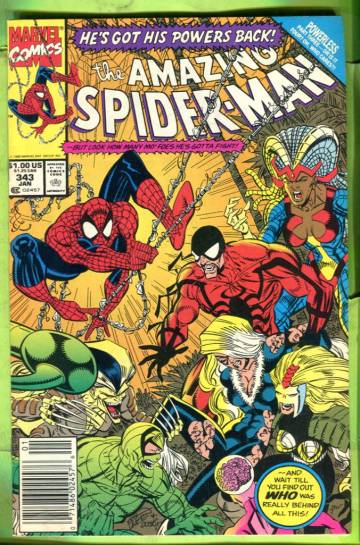 Amazing Spider-Man Vol. 1 #343 Jan 91