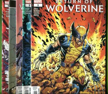 Return of Wolverine #1 Nov 18 - #5 Apr 19 (whole miniseries)