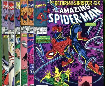 Amazing Spider-Man Vol. 1 #334 Early Jul - #339 Late Sep 90 (The Return of the Sinister Six #1-6)