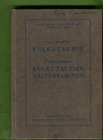 Sairaanhoitajattarien oppikirja XVII - Kulkutaudit & Kulkutautien vastustaminen