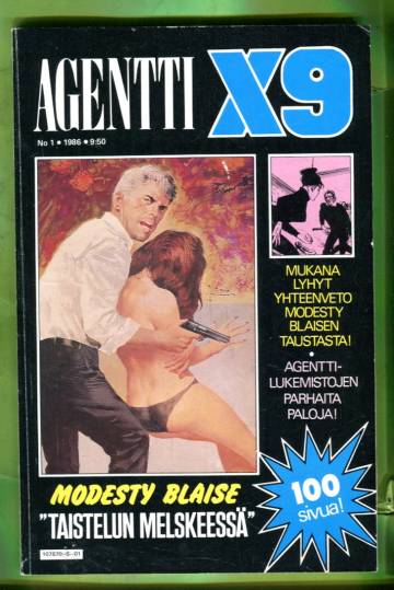 Agentti X9 1/86 (Modesty Blaise)