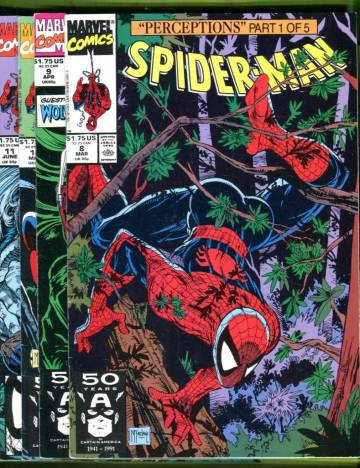 Spider-Man Vol. 1 #8 Mar - #12 Jul 91 (Perceptions 1-5)