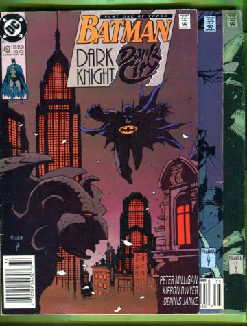 Batman #452 Early Aug - #454 Sep 90 (Dark Knight, Dark City 1-3)