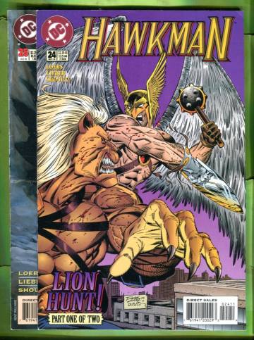 Hawkman #24 Sep - #25 Oct 95 (Lion Hunt 1-2)