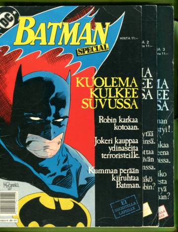 Batman Special 1-3/89 - Kuolema kulkee suvussa (katso kunto!)