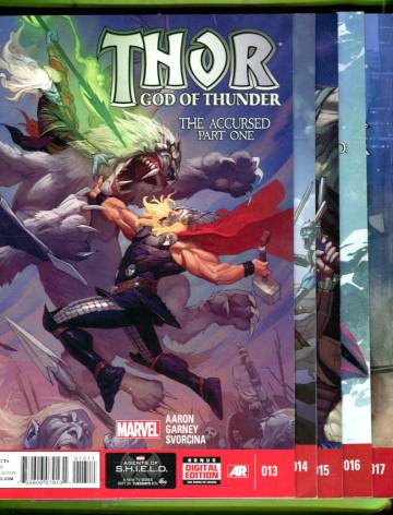 Thor: God of Thunder #13 Nov 13 - #17 Mar 14 (The Accursed 1-5)