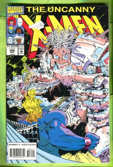 Uncanny X-Men Vol. 1 #306 Nov 93