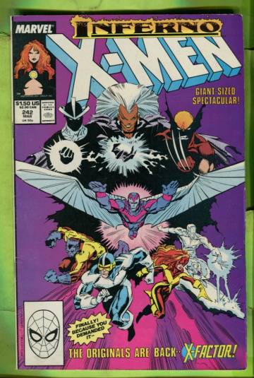 Uncanny X-Men Vol. 1 #242 Mar 89