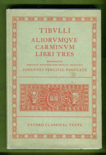 Aliorumque Carminum Libri Tres