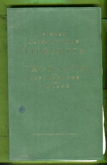 Suomen matkailukirjan tiekartta / Vägkarta till resehandbok över Finland