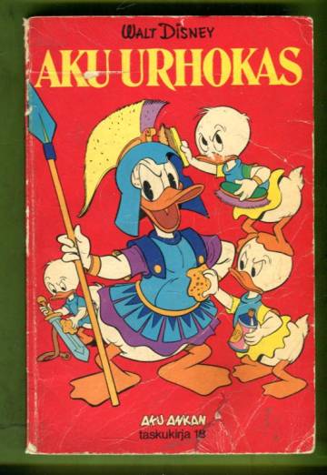 Aku Ankan taskukirja 18 - Aku urhokas (1.painos) (Huom! Kunto)