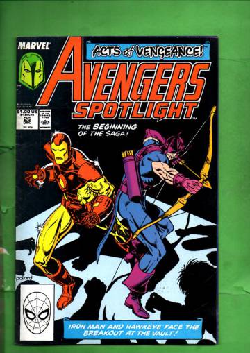 Avengers Spotlight Vol. 1 #26 Dec 89