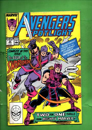 Avengers Spotlight Vol. 1 #22 Sep 89