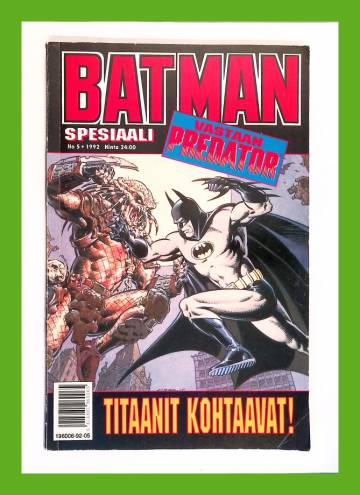 Batman-spesiaali 5/92 - Batman vastaan Predator